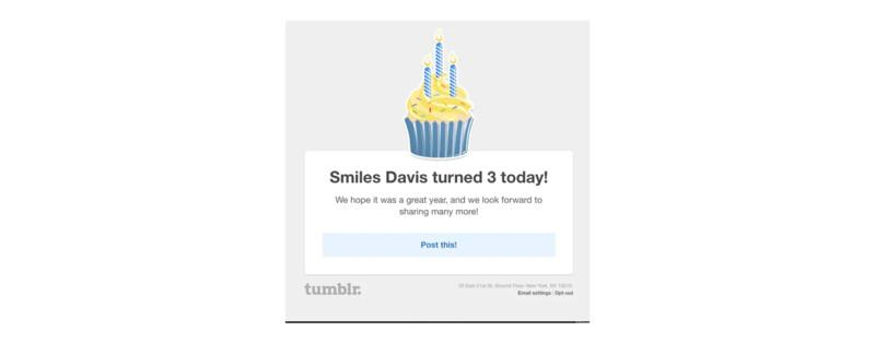 Article customer retention email