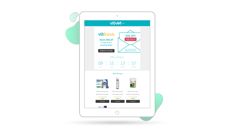 Viovet email personalization