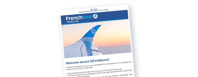 FrenchBee Welcome NewsletterEN
