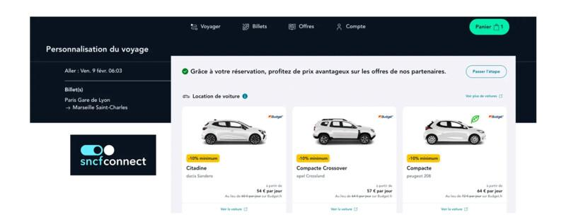Article Upsell CrossSell Cross Sell SNCF