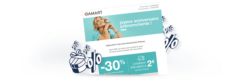email anniversaire fidelisation