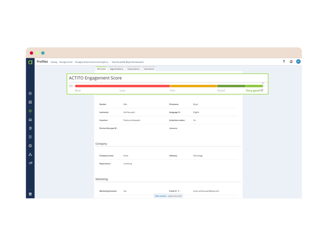 Sending optimizer