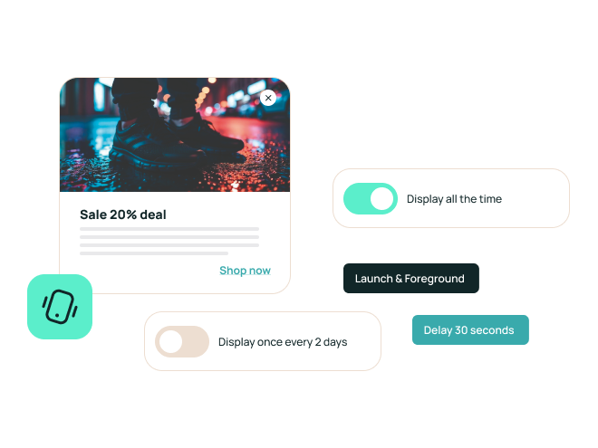 Channel - In-app pop up