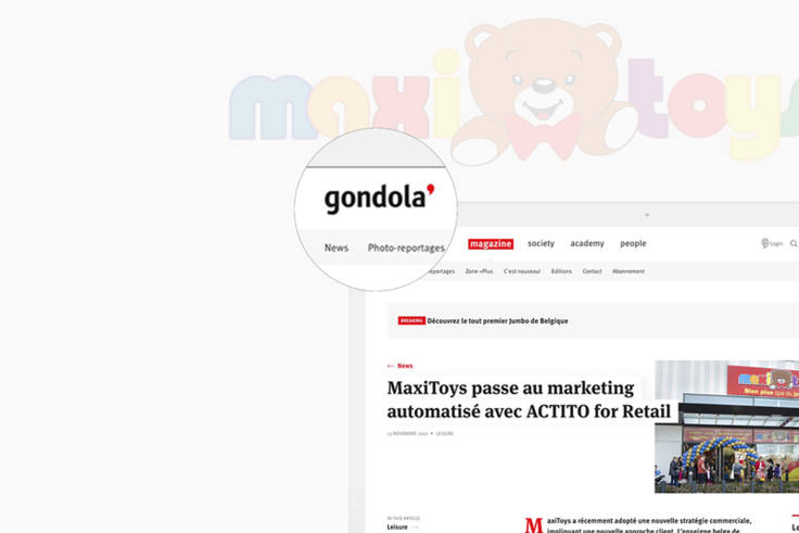 MaxiToys chooses Actito to implement its omnichannel strategy